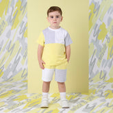 MITCH & SON GRAY Cut & Sew Short Set